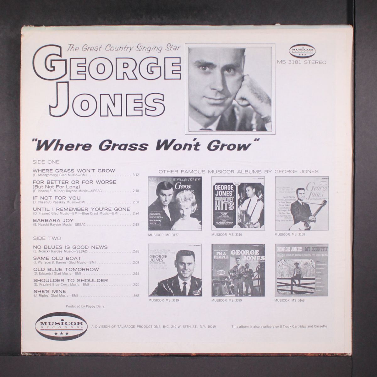 where grass won't grow by GEORGE JONES