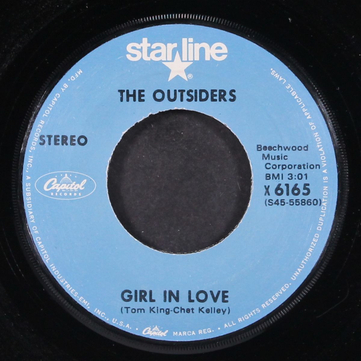 time won't let me / girl in love by OUTSIDERS