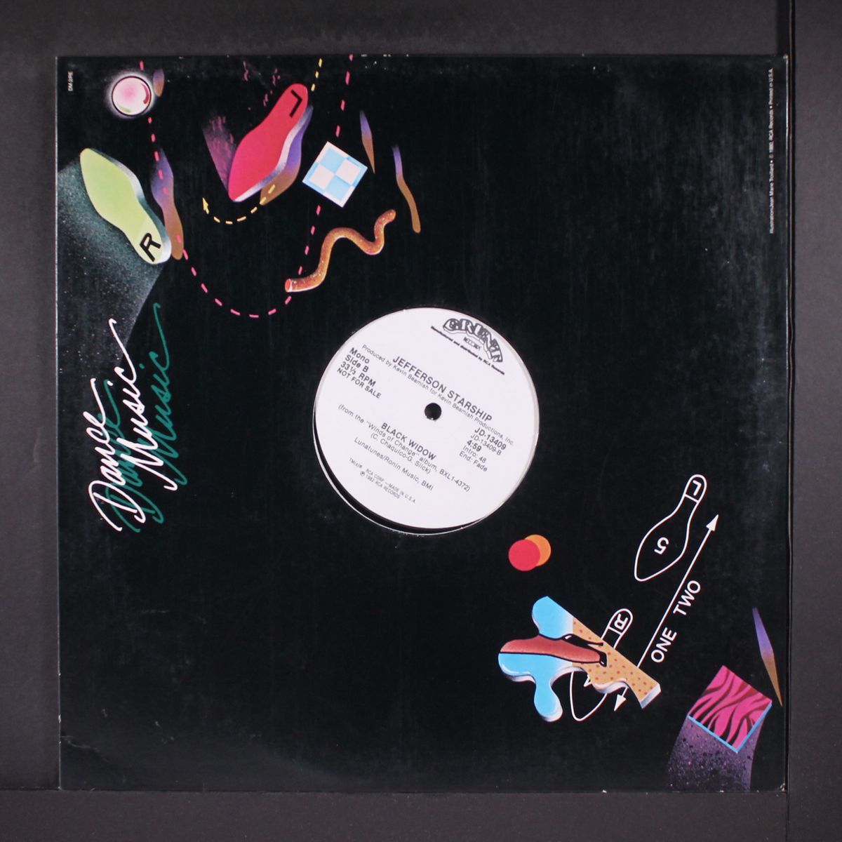 black widow / mono by JEFFERSON STARSHIP