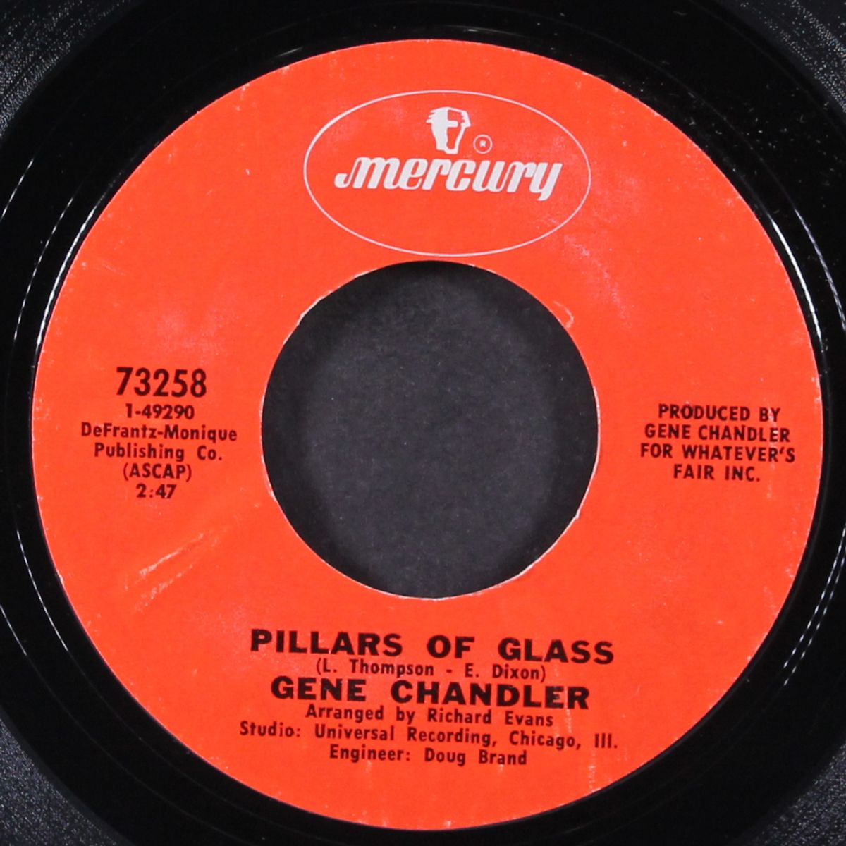 yes i'm ready (if i don't get to go / pillars of glass) by GENE CHANDLER