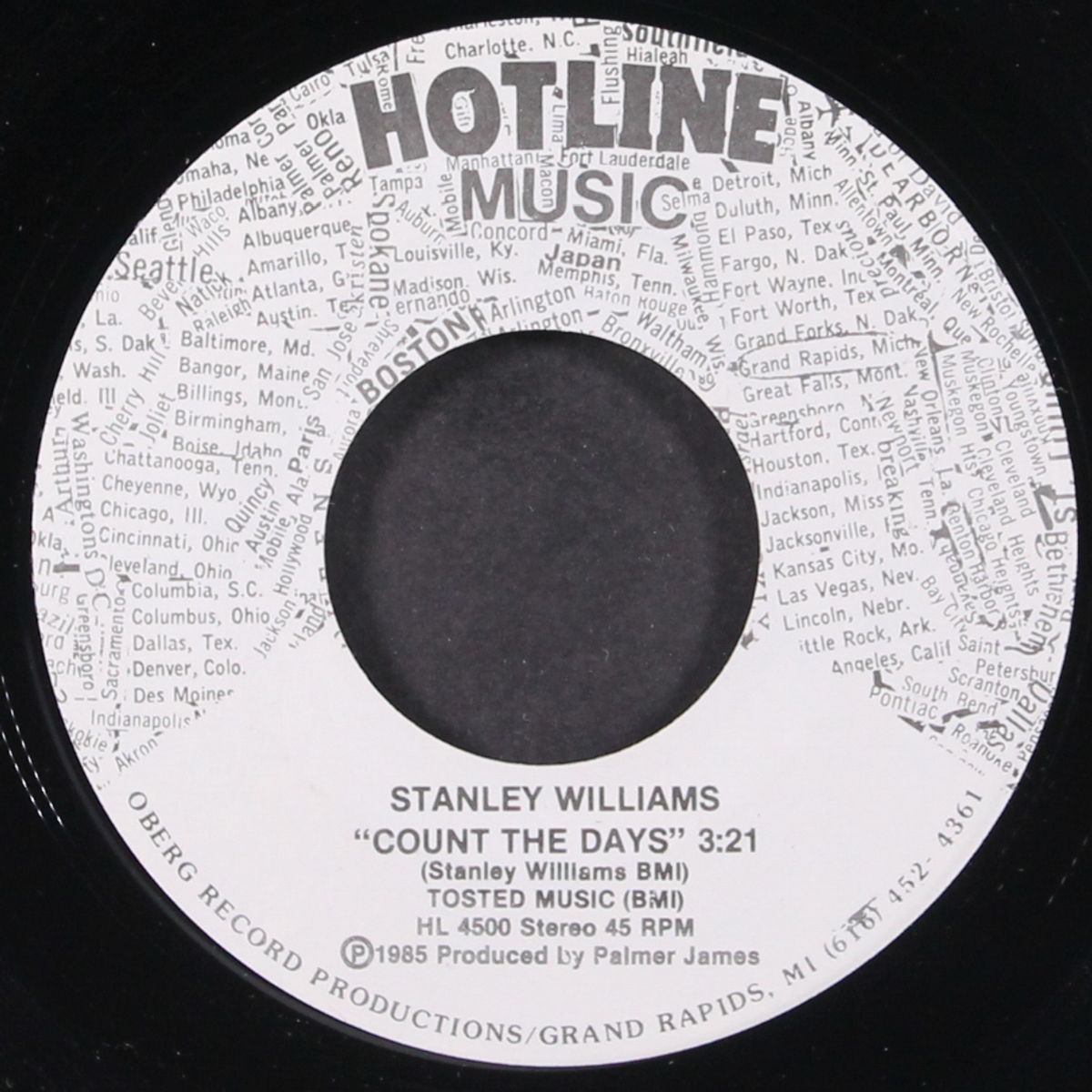 coming back home / count the days by STANLEY WILLIAMS