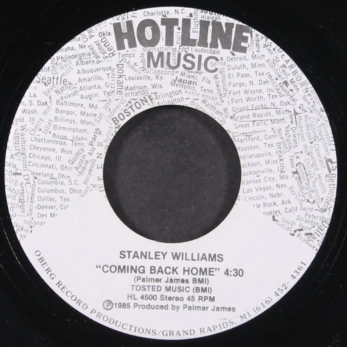 coming back home / count the days by STANLEY WILLIAMS