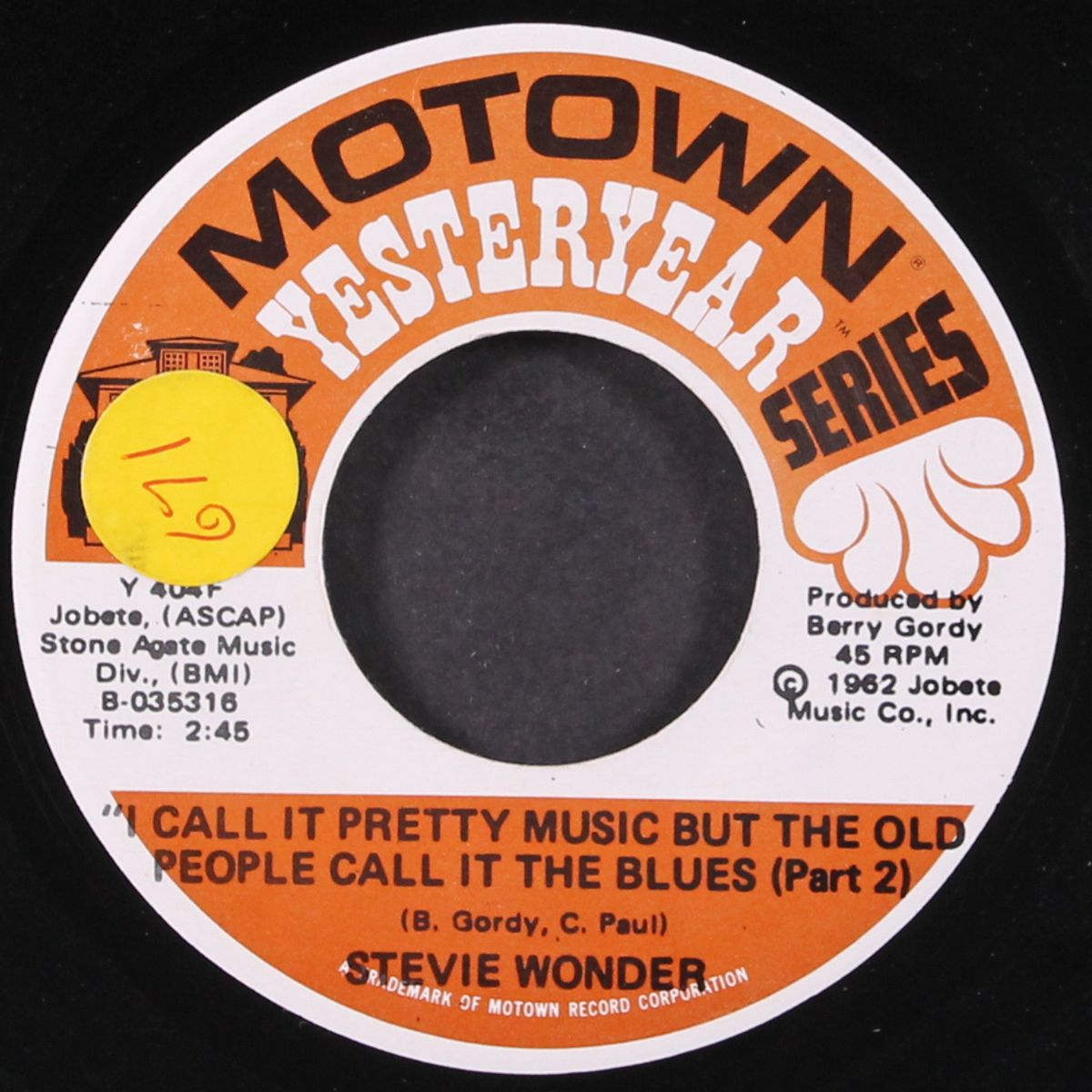 i call it pretty music but the old people call it blues by STEVIE WONDER