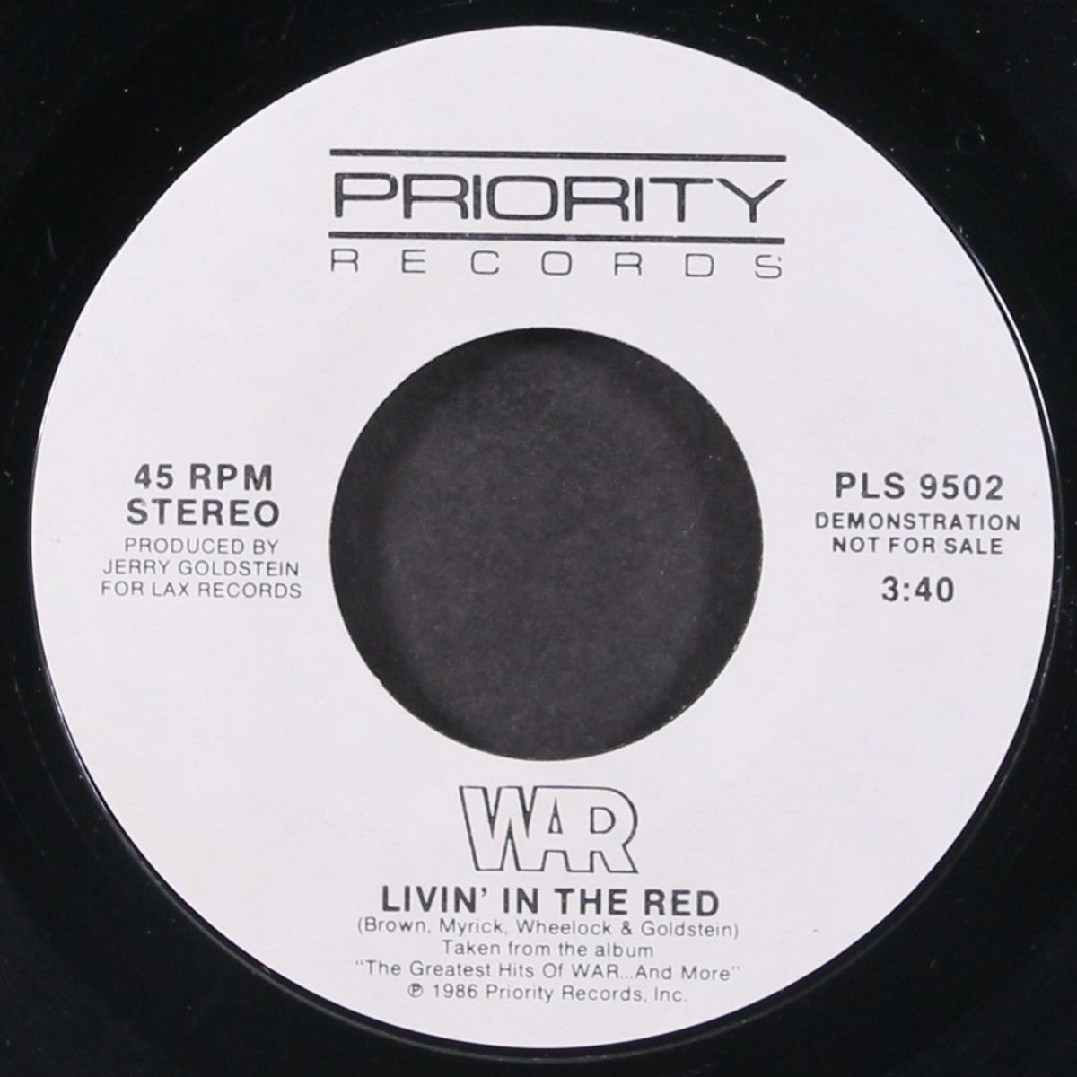 livin' in the red / same by WAR