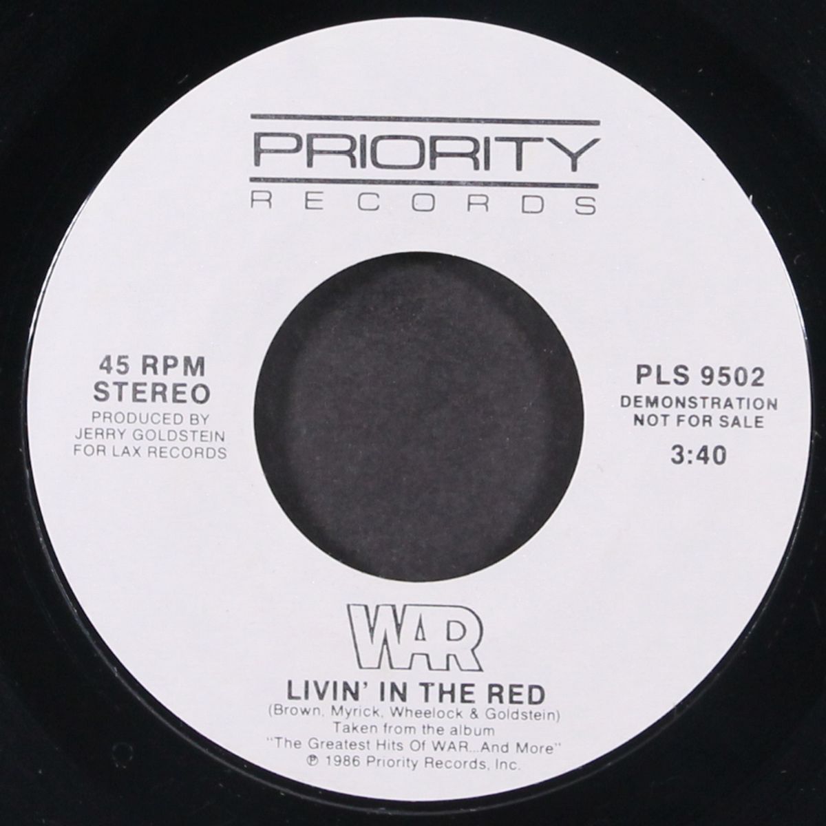 livin' in the red / same by WAR