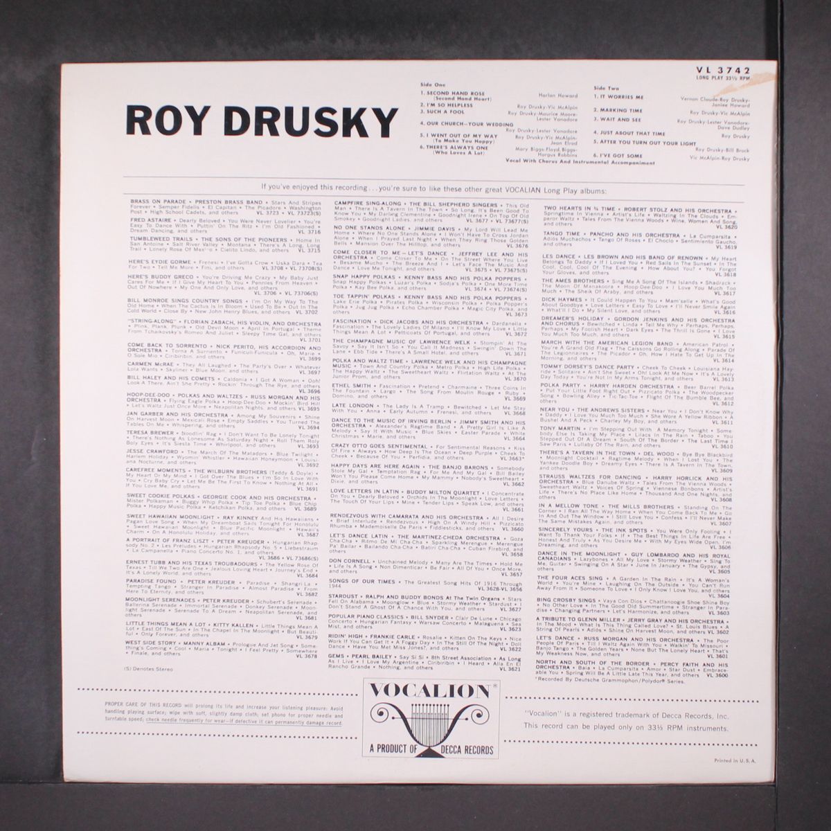 roy drusky by ROY DRUSKY