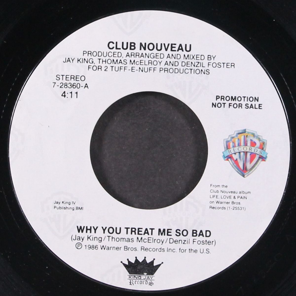 why you treat me so bad / same by CLUB NOUVEAU