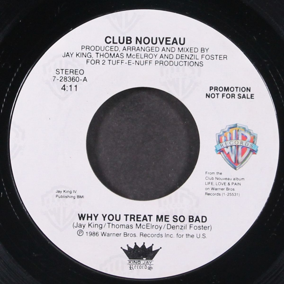 why you treat me so bad / same by CLUB NOUVEAU