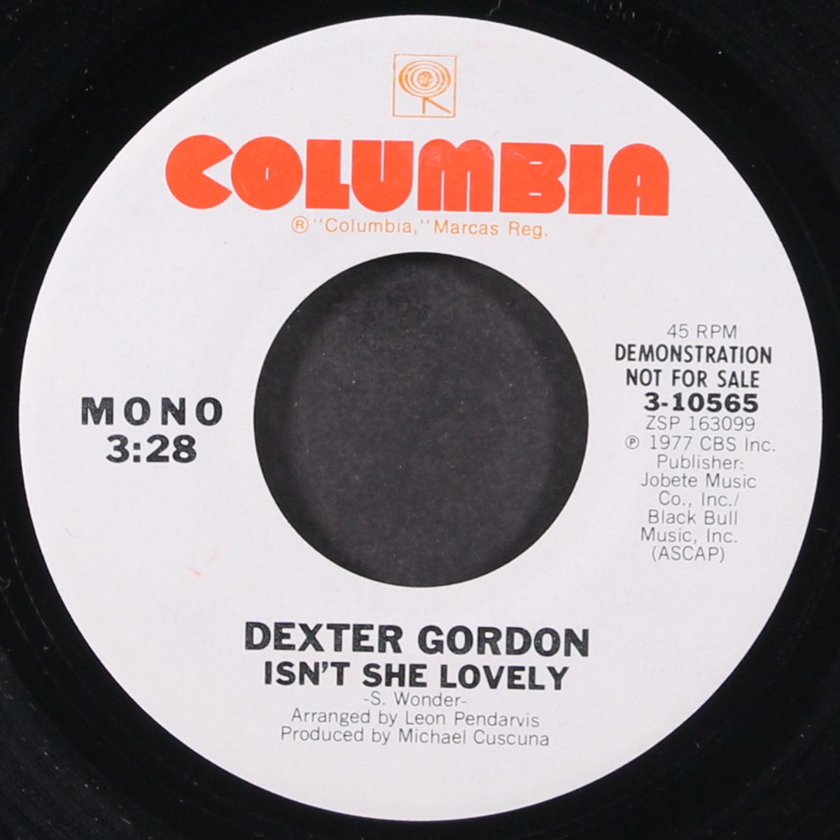 isn't she lovely / mono by DEXTER GORDON