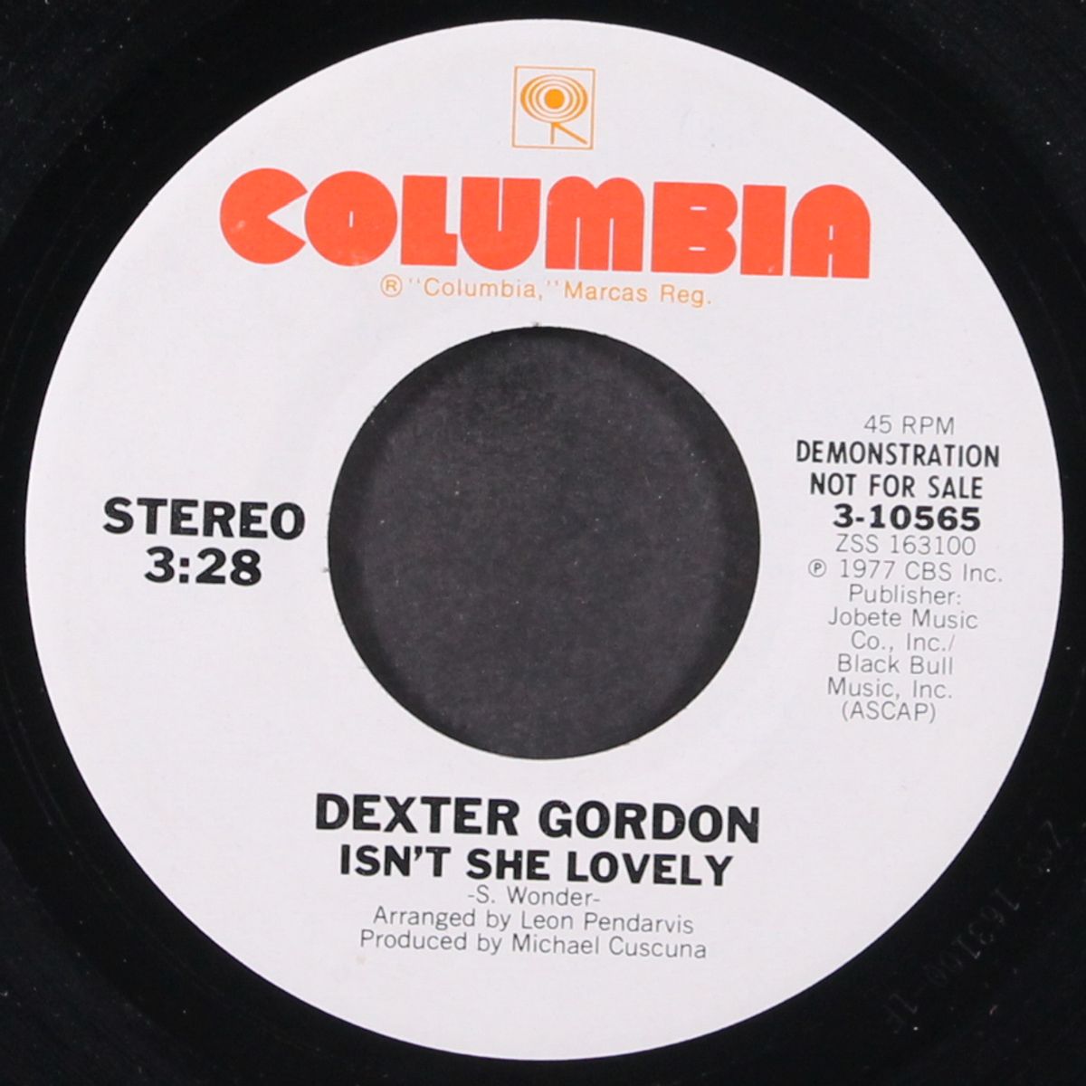 isn't she lovely / mono by DEXTER GORDON