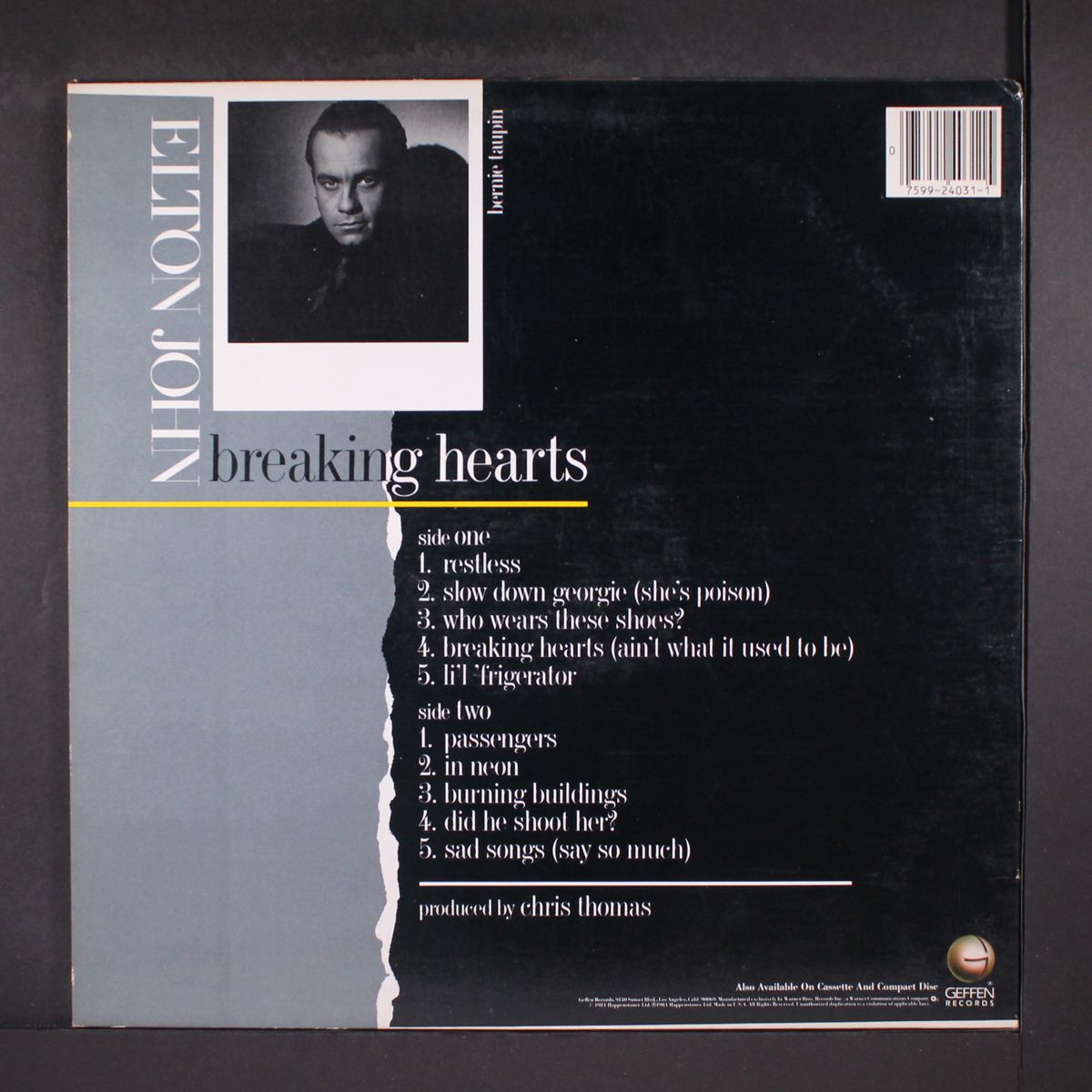 breaking hearts by ELTON JOHN