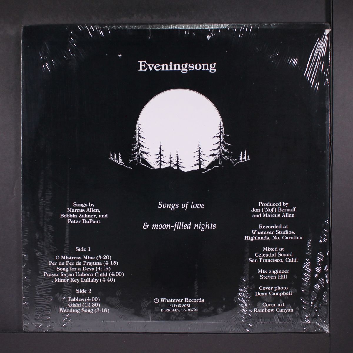 songs of love & moon-filled nights by EVENINGSONG