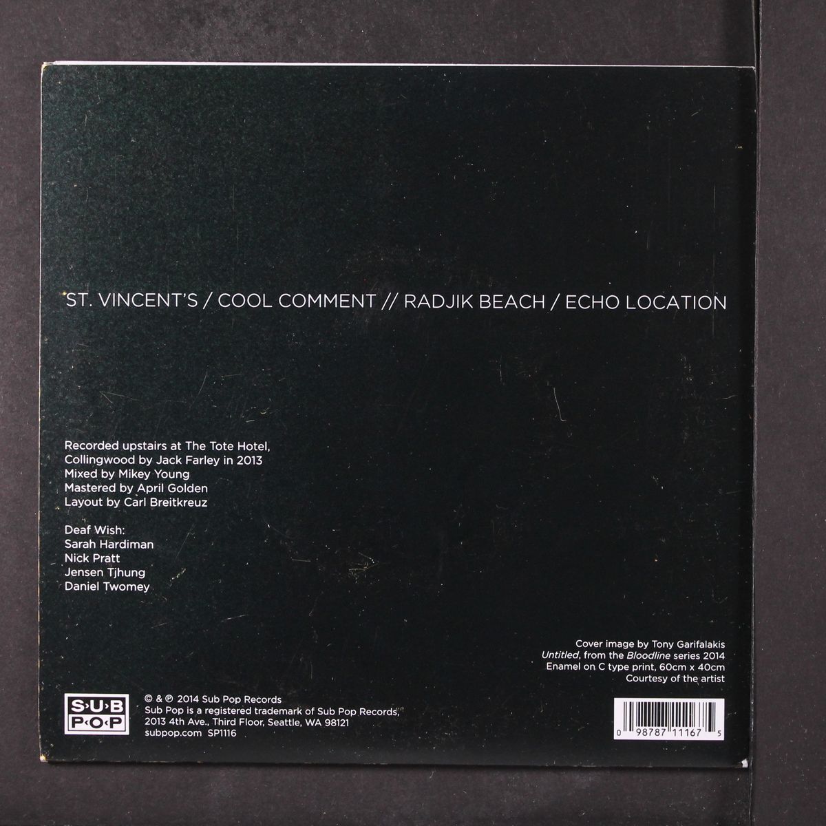 st. vincent's ep by DEAF WISH