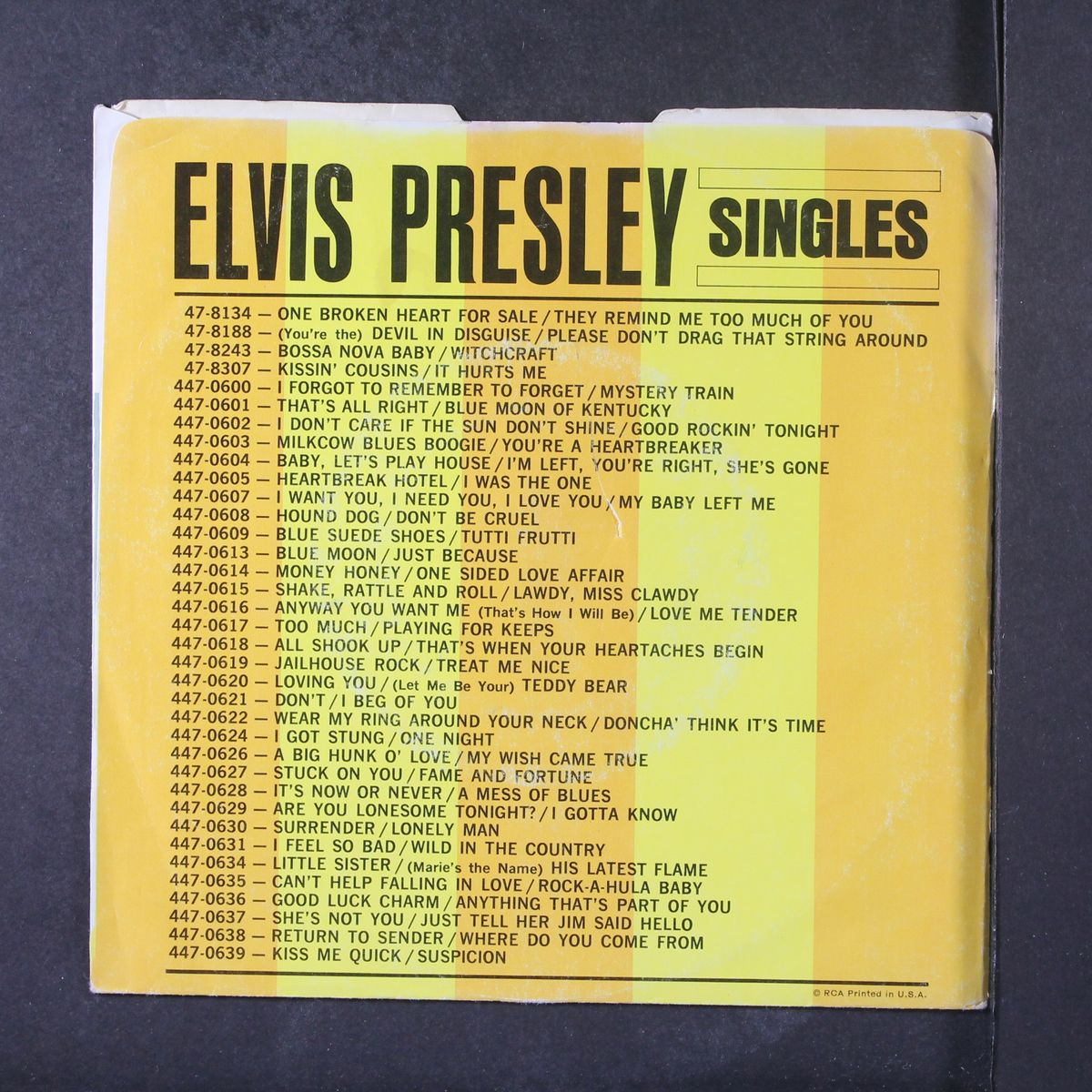 heartbreak hotel by ELVIS PRESLEY