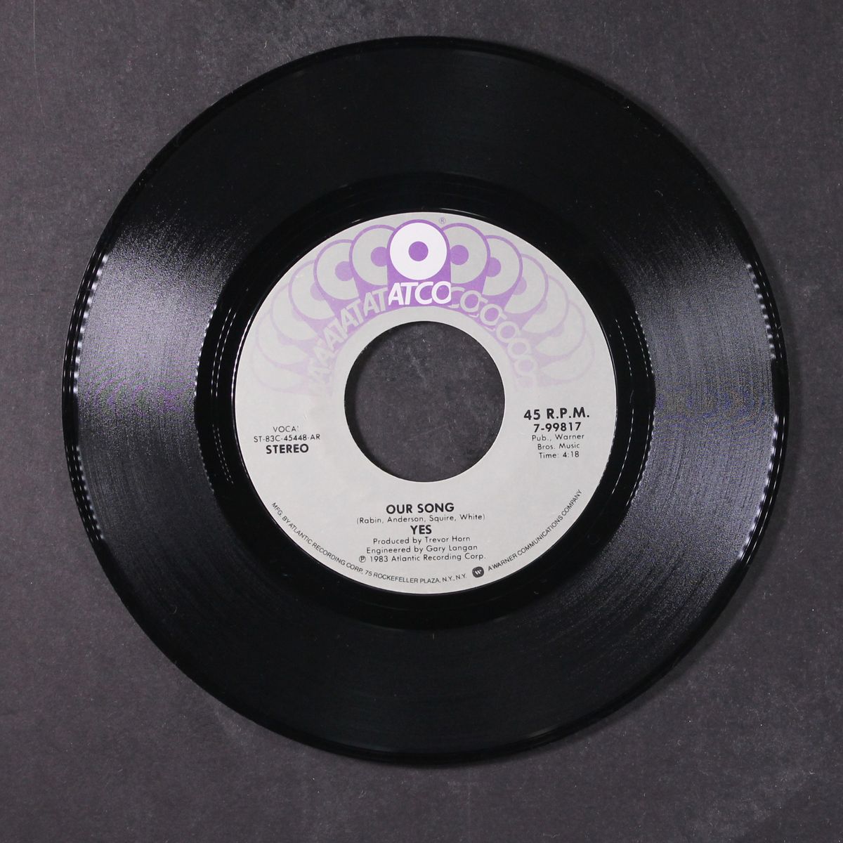 owner of a lonely heart / our song by YES