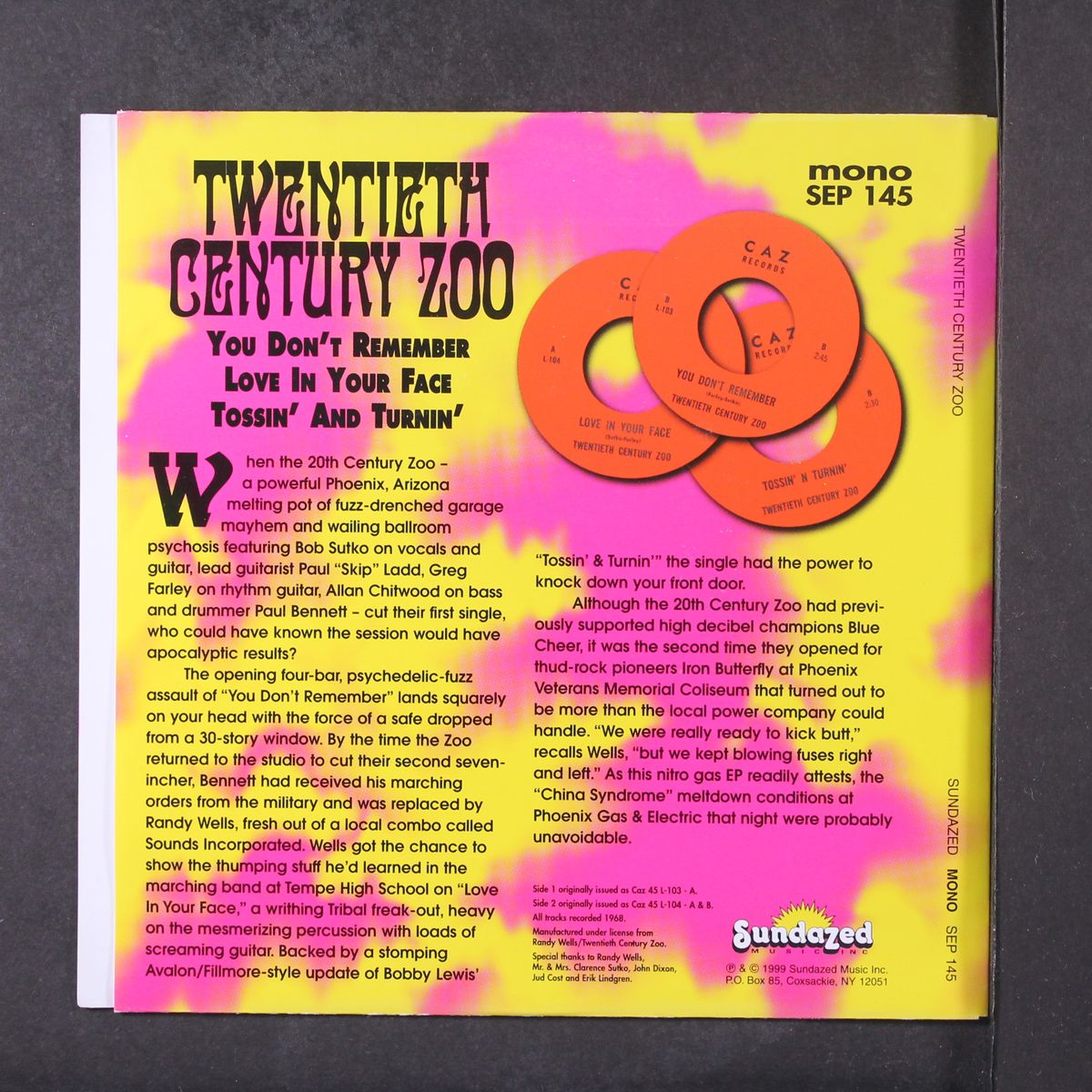 you don' t remember +2 by TWENTIETH CENTURY ZOO