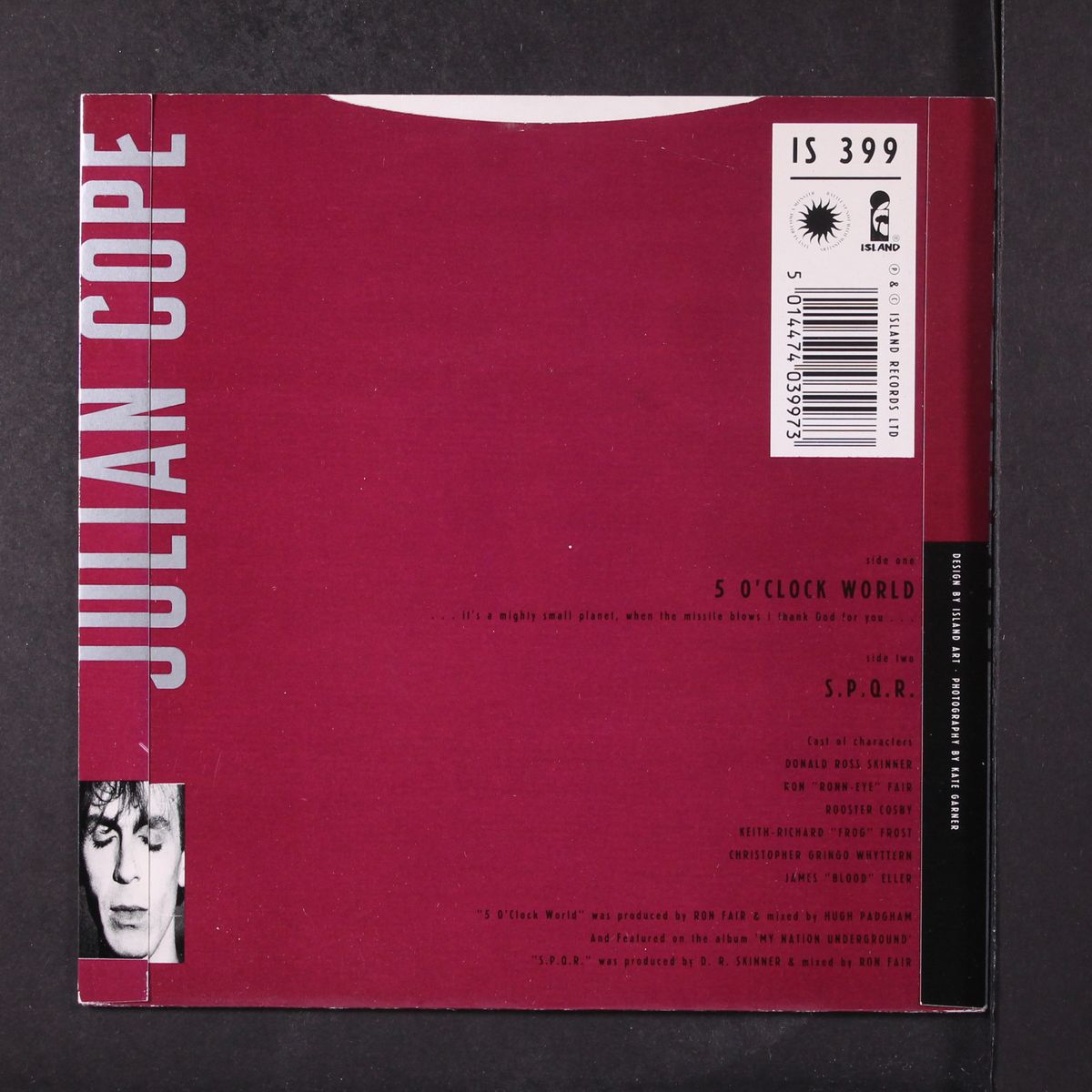 5 o'clock world / s.p.q.r. by JULIAN COPE
