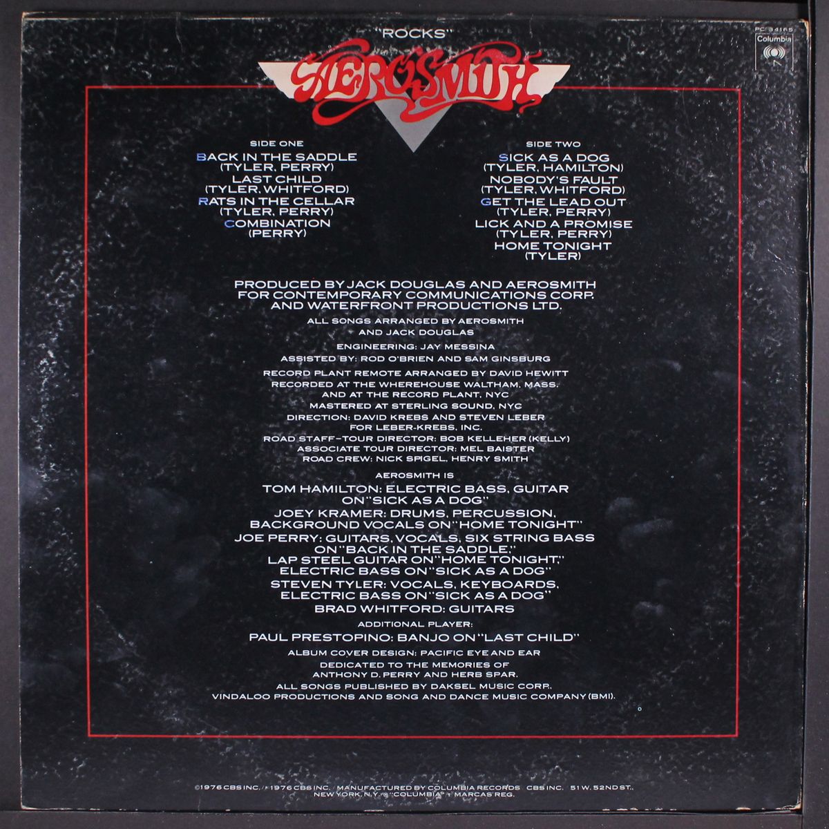 rocks by AEROSMITH