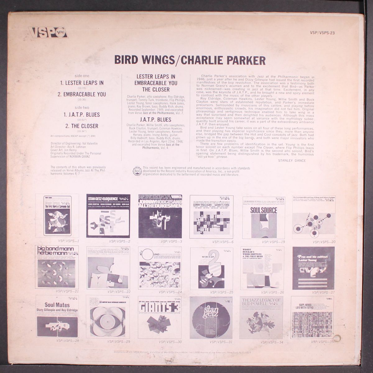bird wings by CHARLIE PARKER