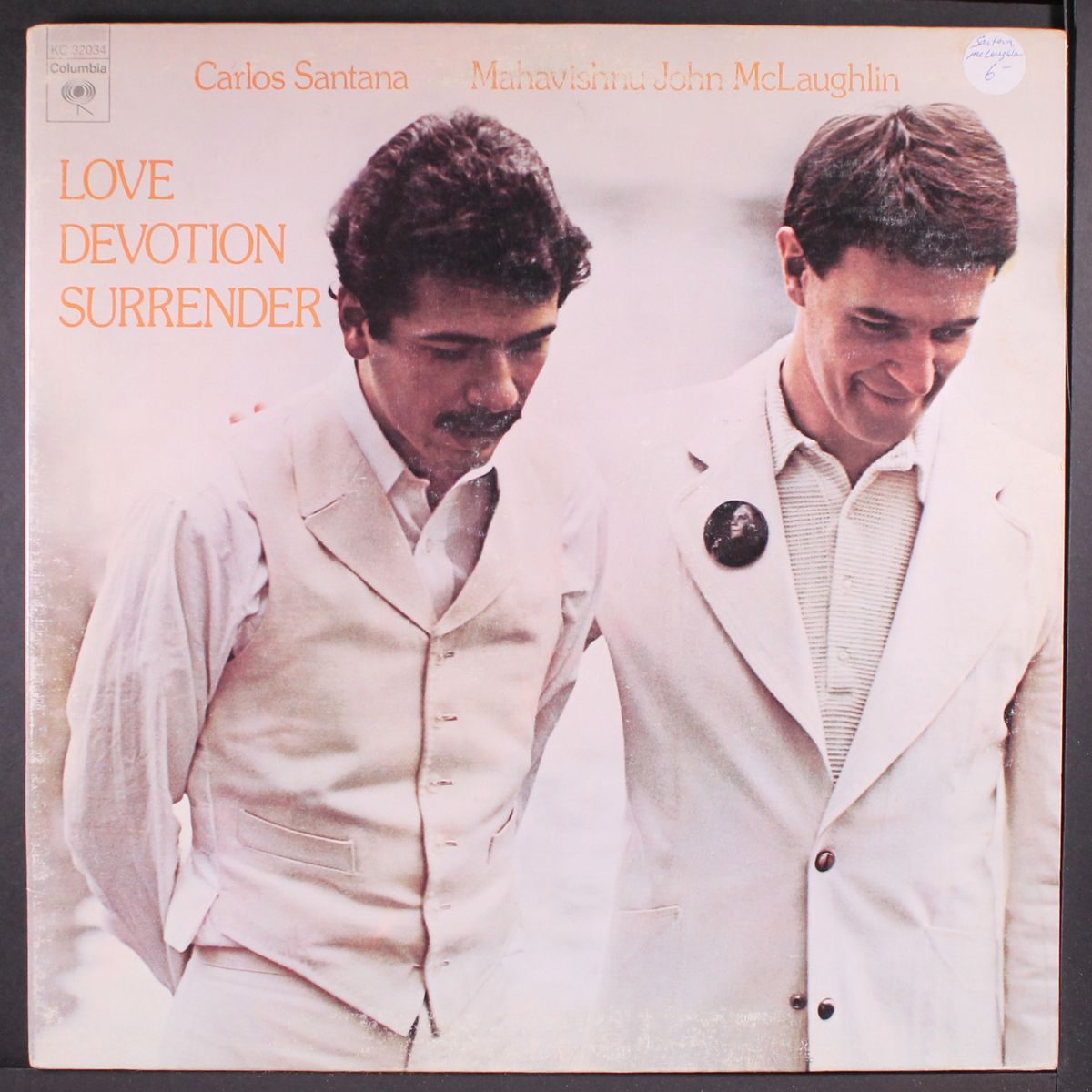 love devotion surrender by CARLOS SANTANA & JOHN MCLAUGHLIN