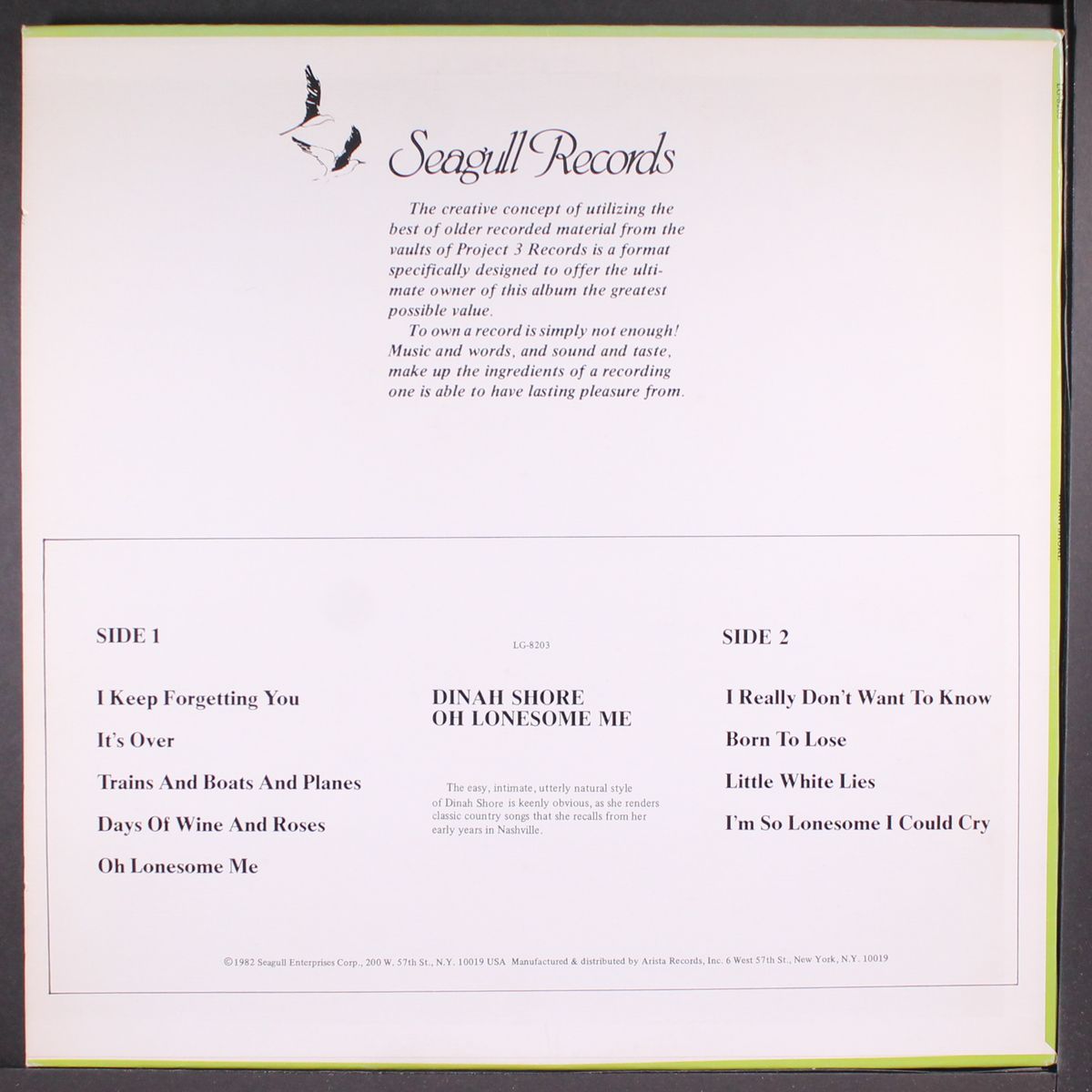 oh lonesome me by DINAH SHORE