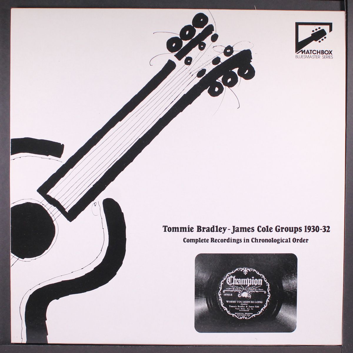 complete recordings, 1930-32 by TOMMIE BRADLEY & JAMES COLE GROUPS