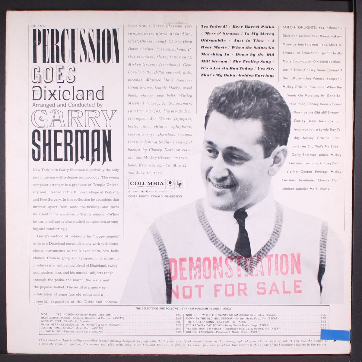 percussion goes dixieland by GARRY SHERMAN