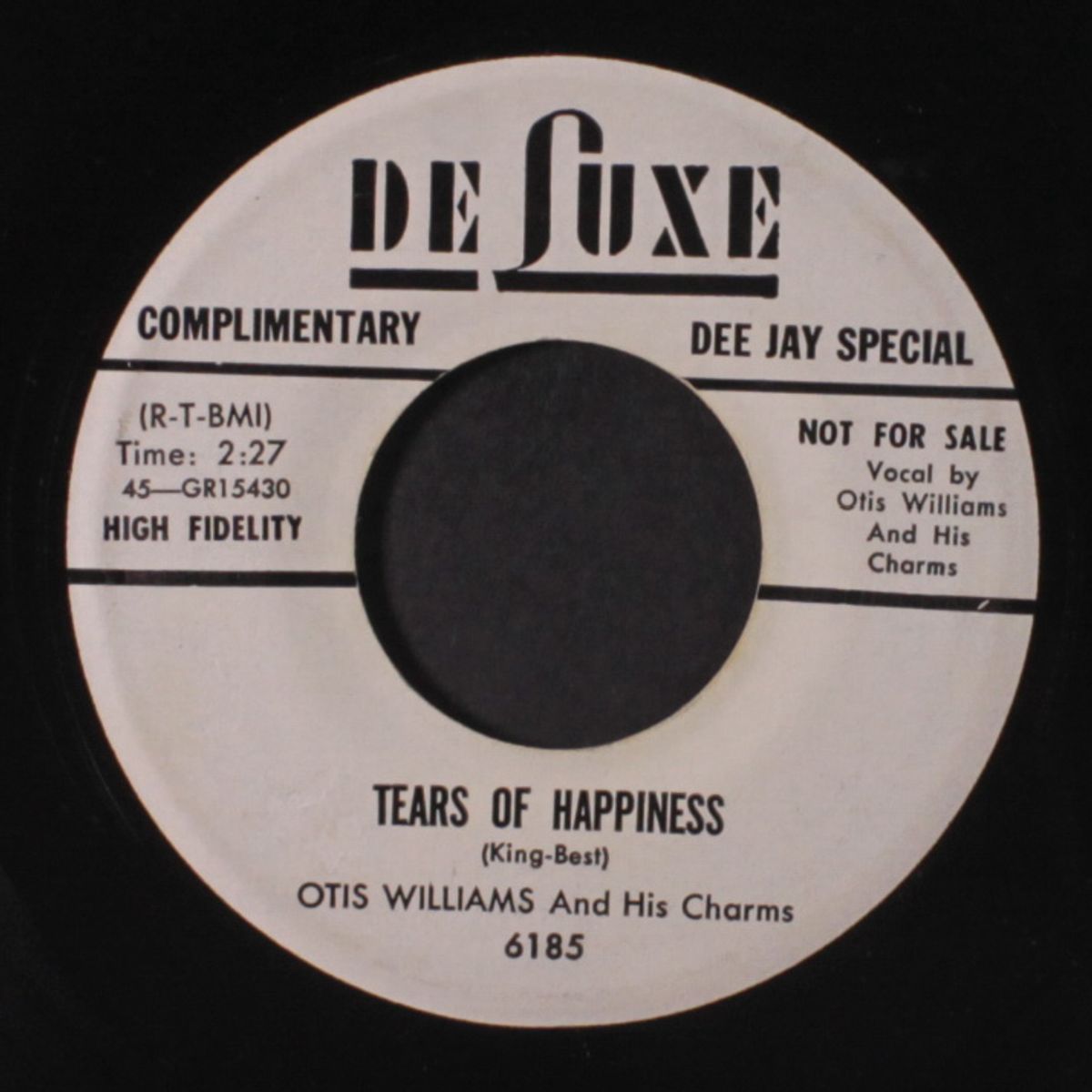 tears of happiness by OTIS WILLIAMS & CHARMS