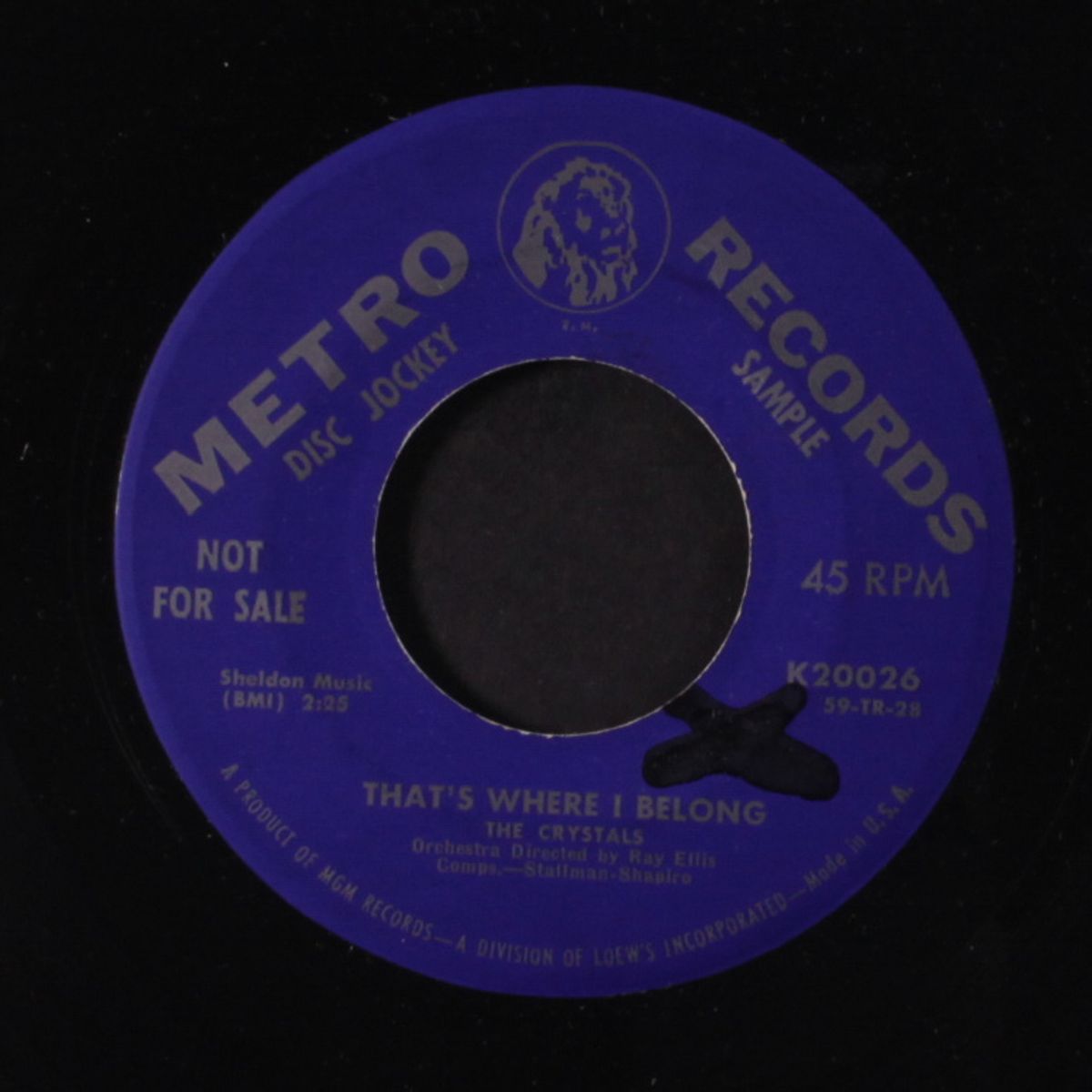 better come back to me / that's where i belong by CRYSTALS