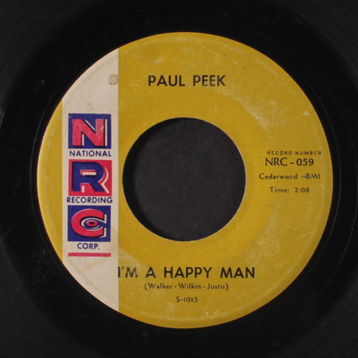 i'm a happy man / where there's a will by PAUL PEEK