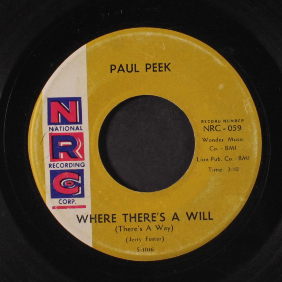 i'm a happy man / where there's a will by PAUL PEEK