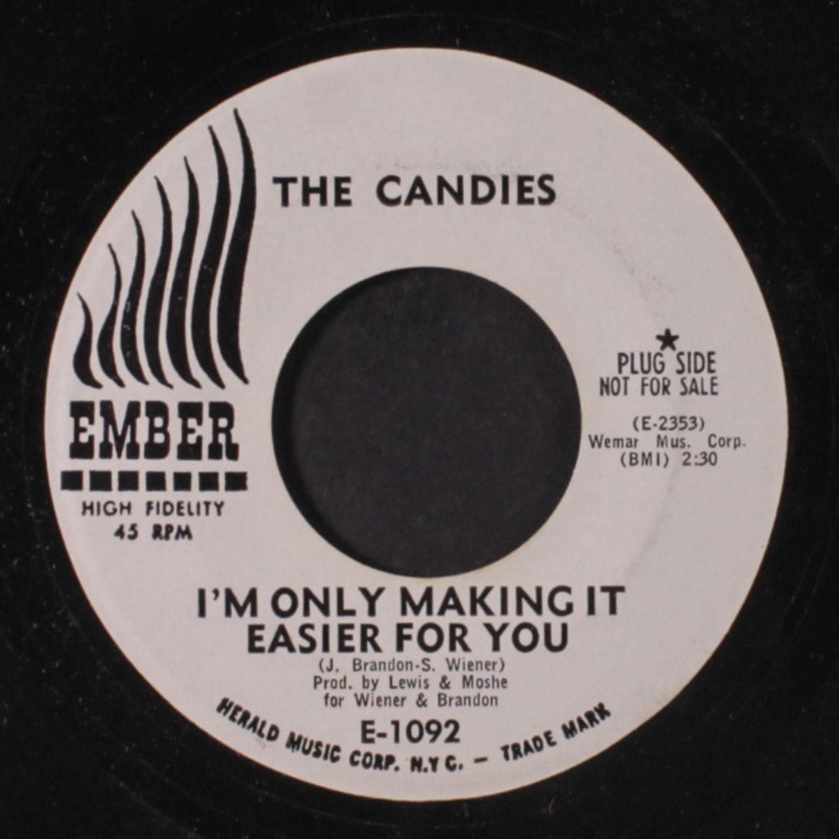yes i love you / i'm only making it easier for you by CANDIES