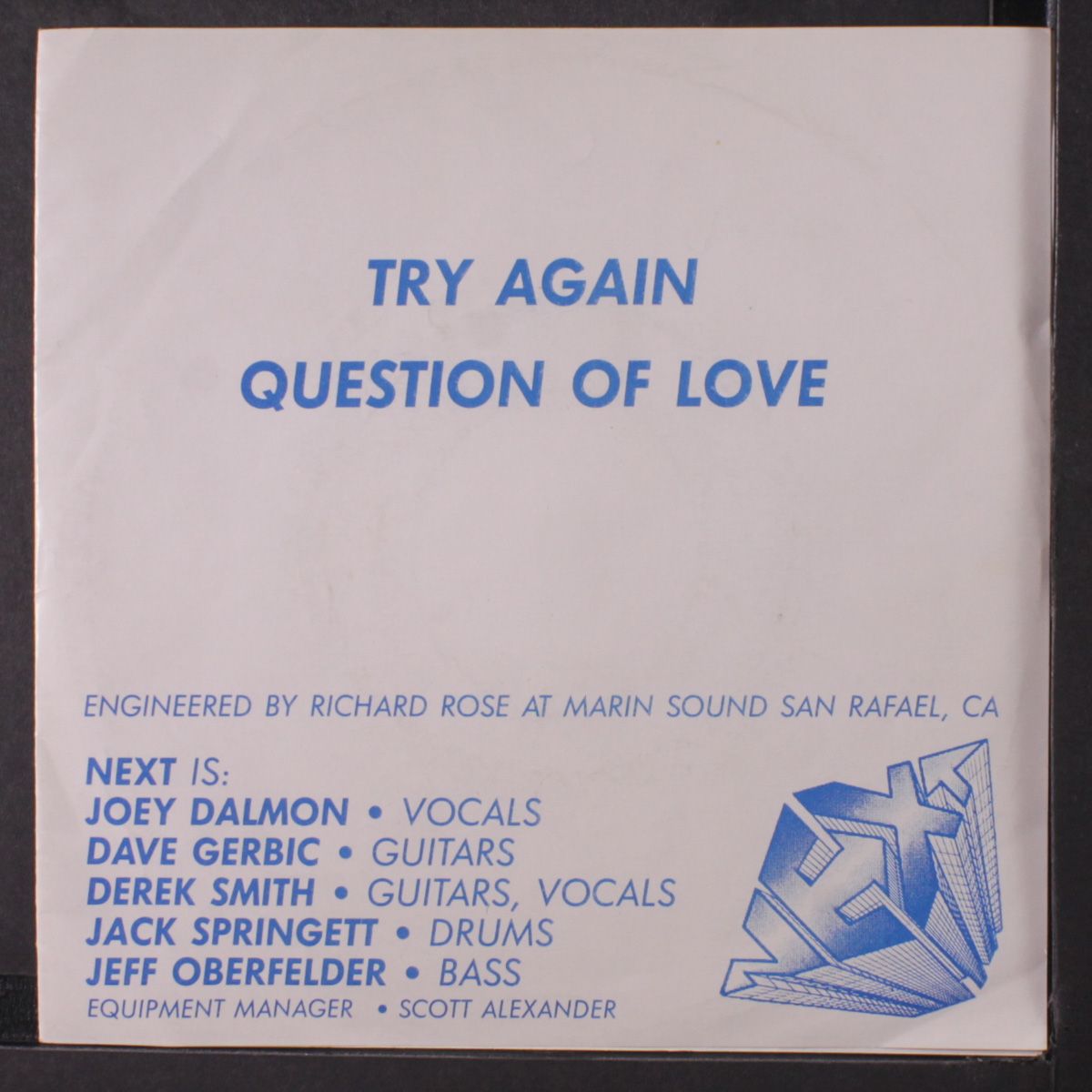try again / question of love by NEXT