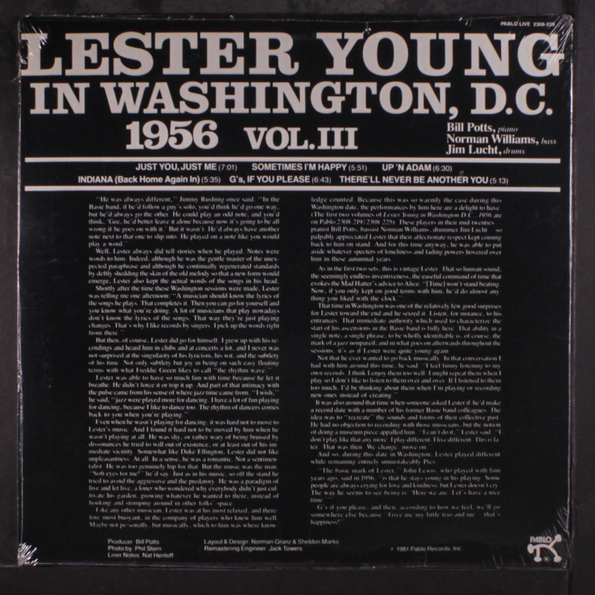 pres, vol. 3 by LESTER YOUNG