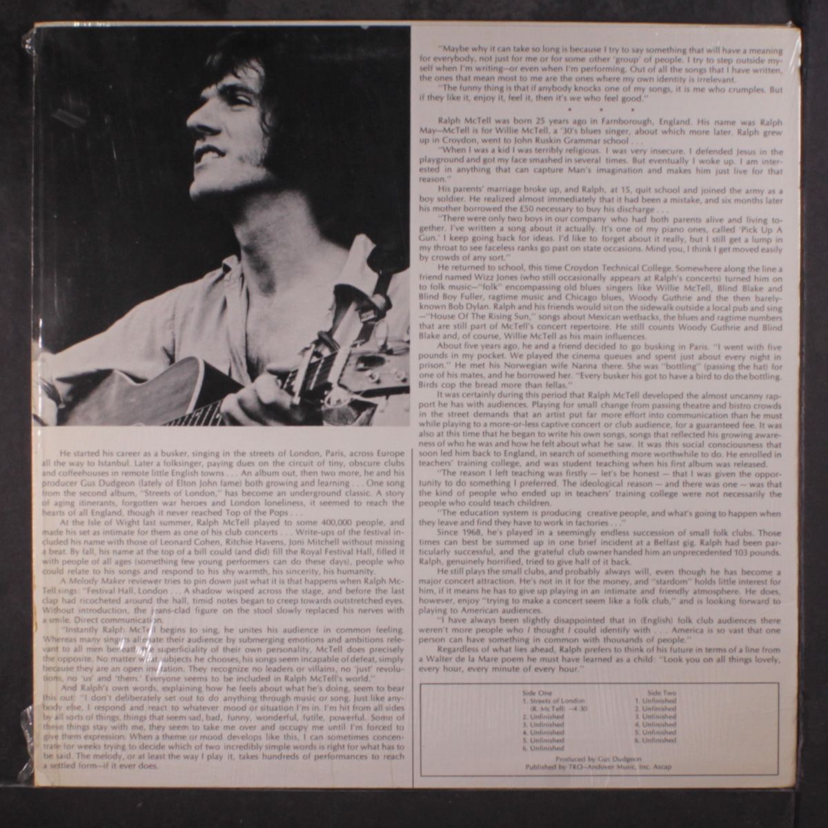 some good news and bad news by RALPH MCTELL