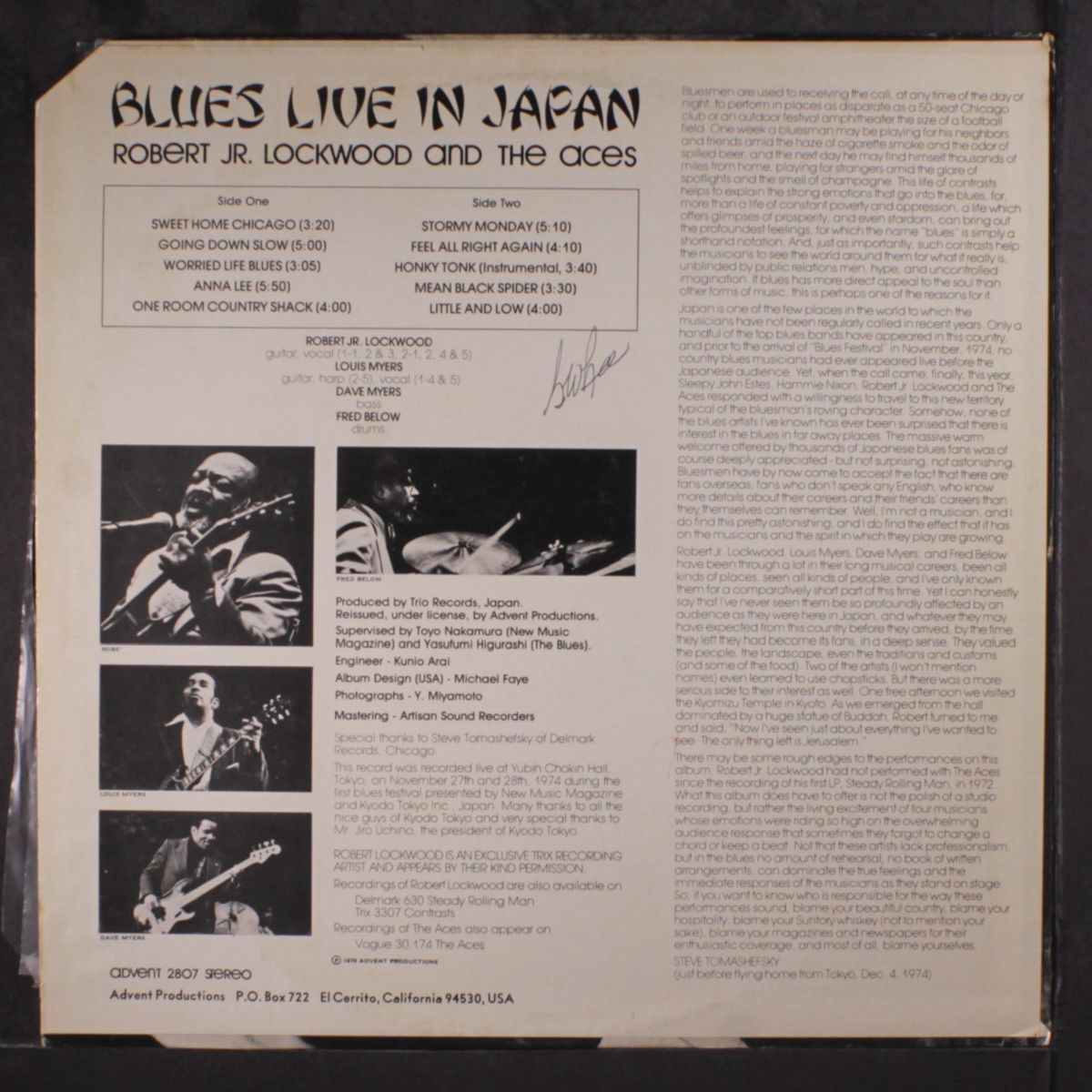 blues live in japan by ROBERT JR. LOCKWOOD