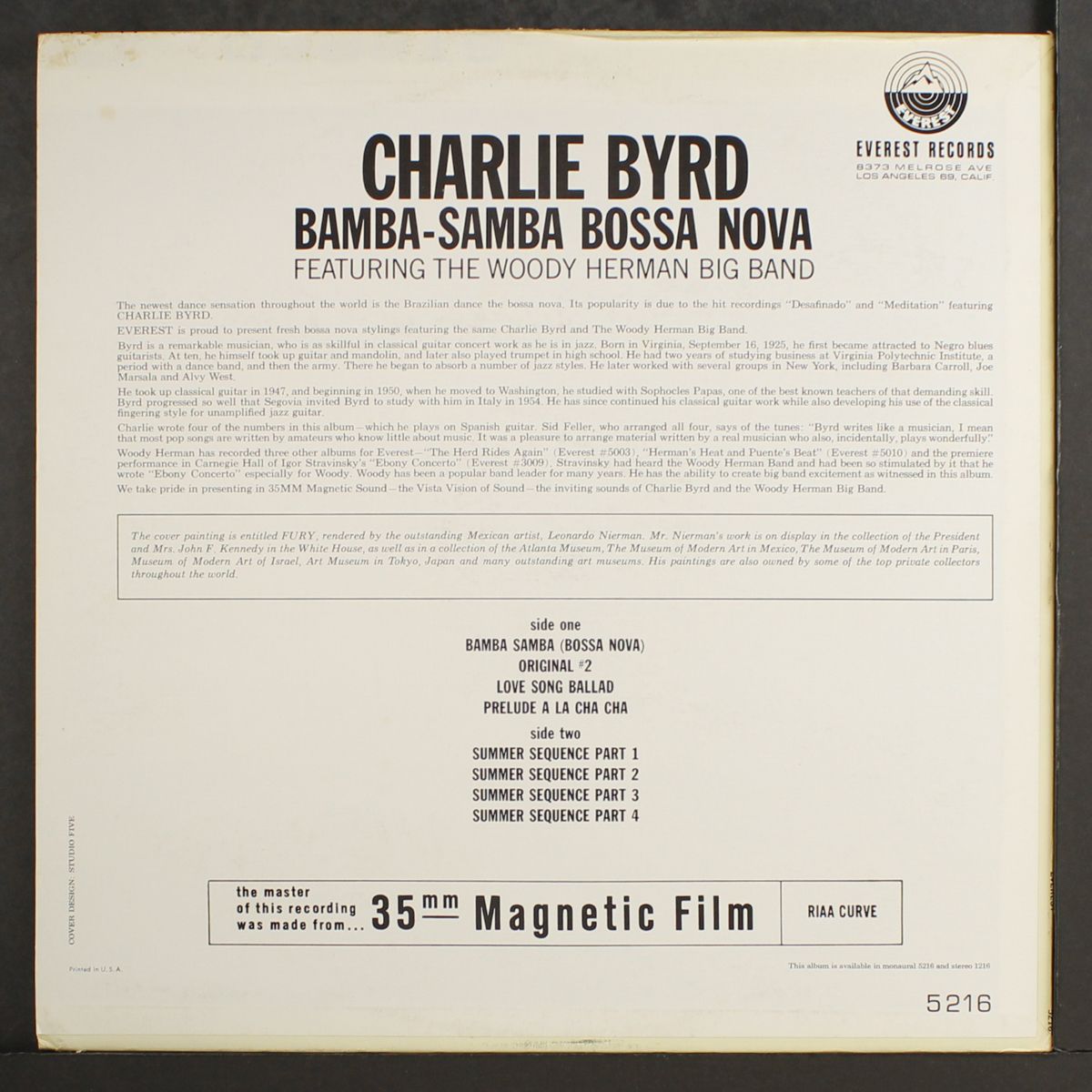 bamba-samba bossa nova by CHARLIE BYRD