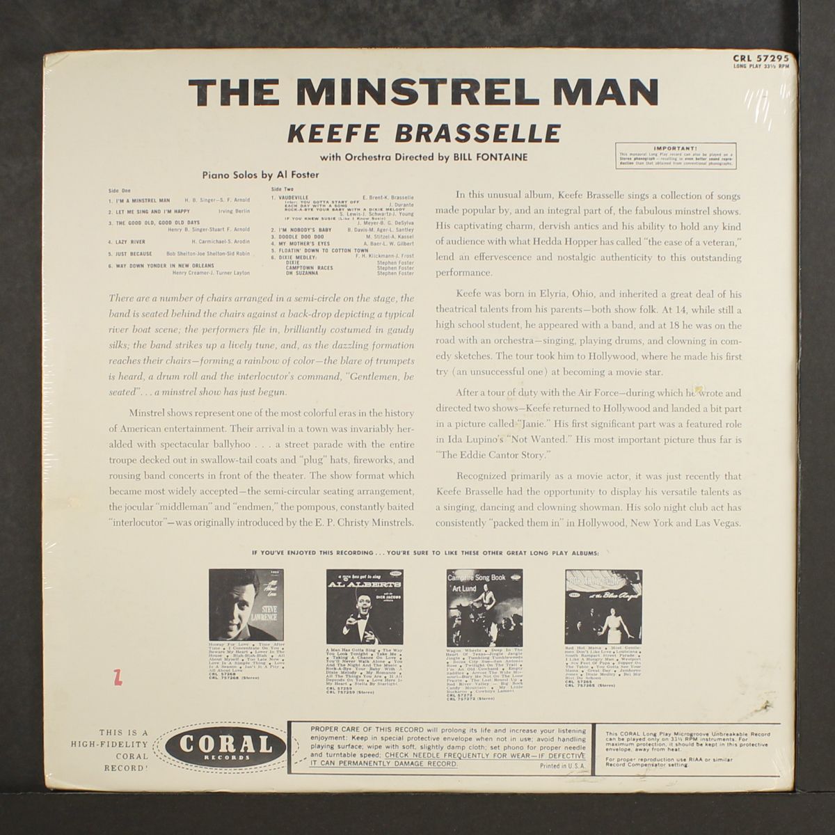 the minstrel man by KEEFE BRASSELLE