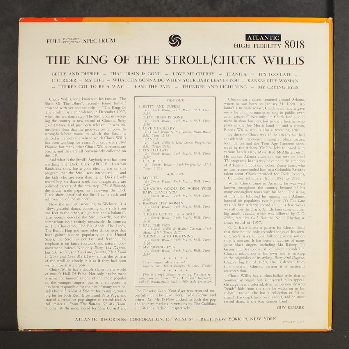 the king of the stroll by CHUCK WILLIS