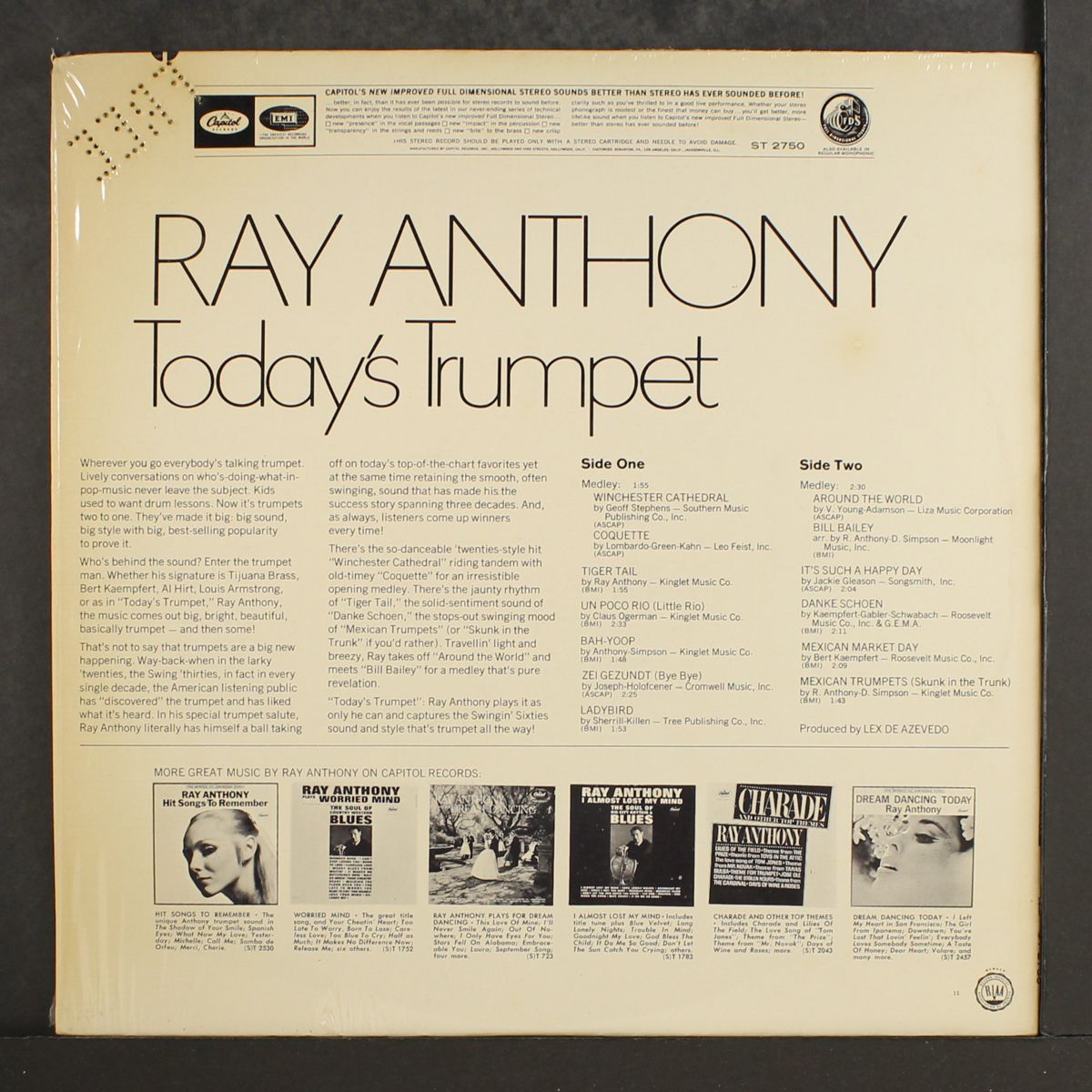 today's trumpet by RAY ANTHONY