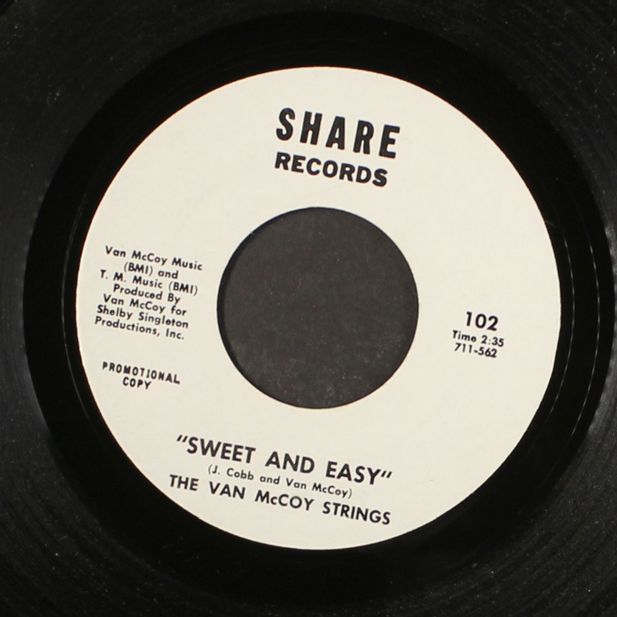 sweet and easy / same by VAN MCCOY STRINGS