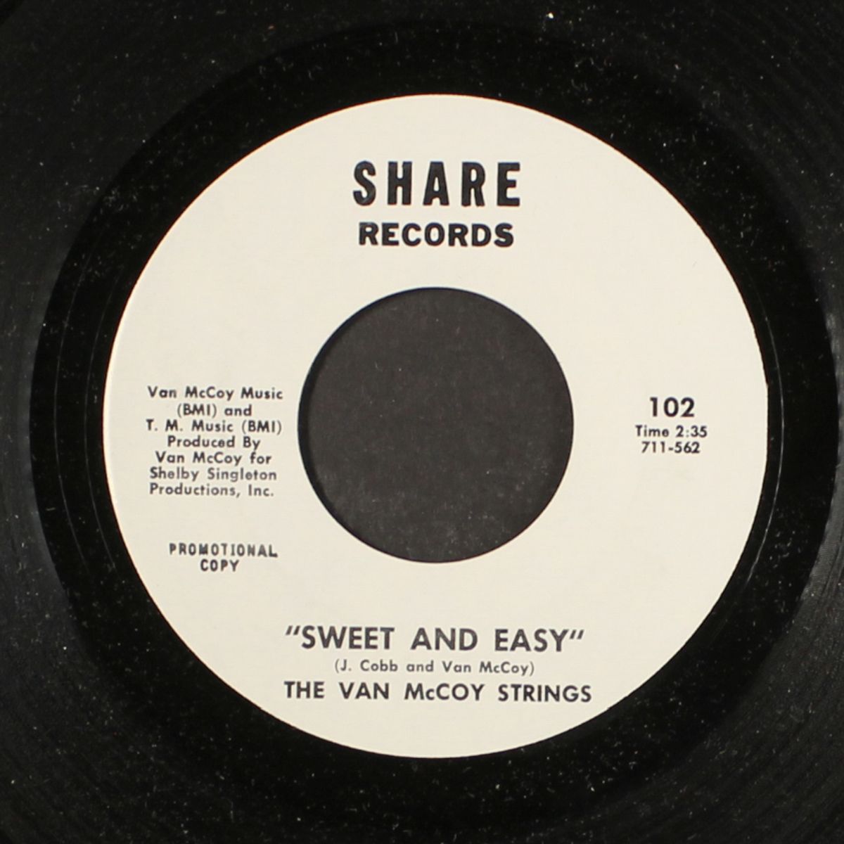 sweet and easy / same by VAN MCCOY STRINGS