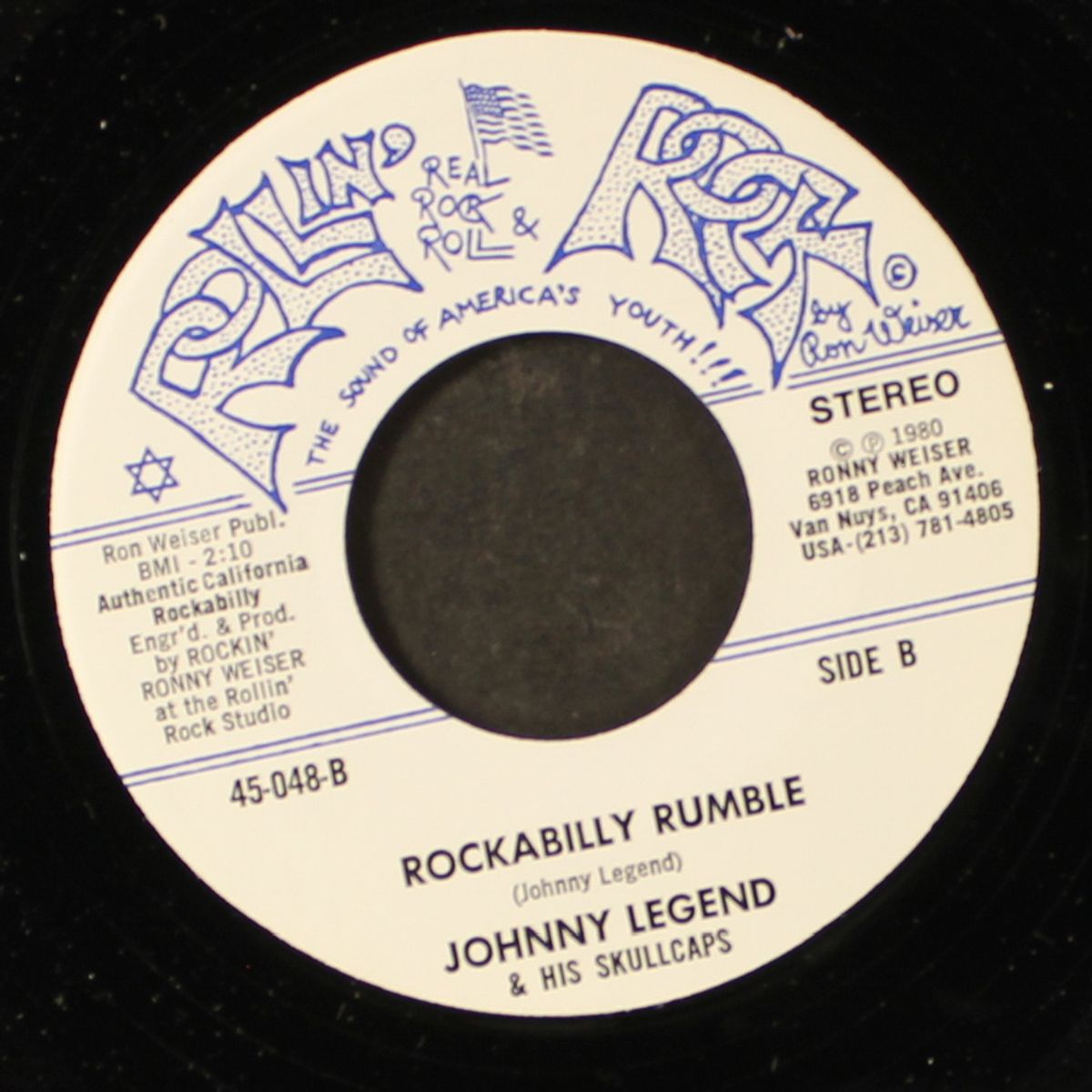 the south's gonna rise again / rockabilly rumble by JOHNNY LEGEND