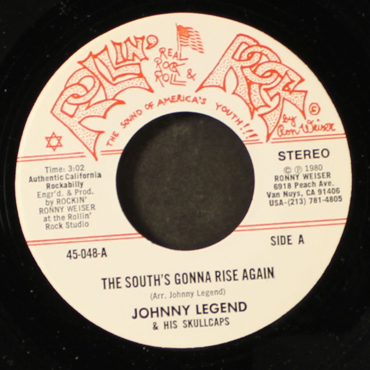 the south's gonna rise again / rockabilly rumble by JOHNNY LEGEND