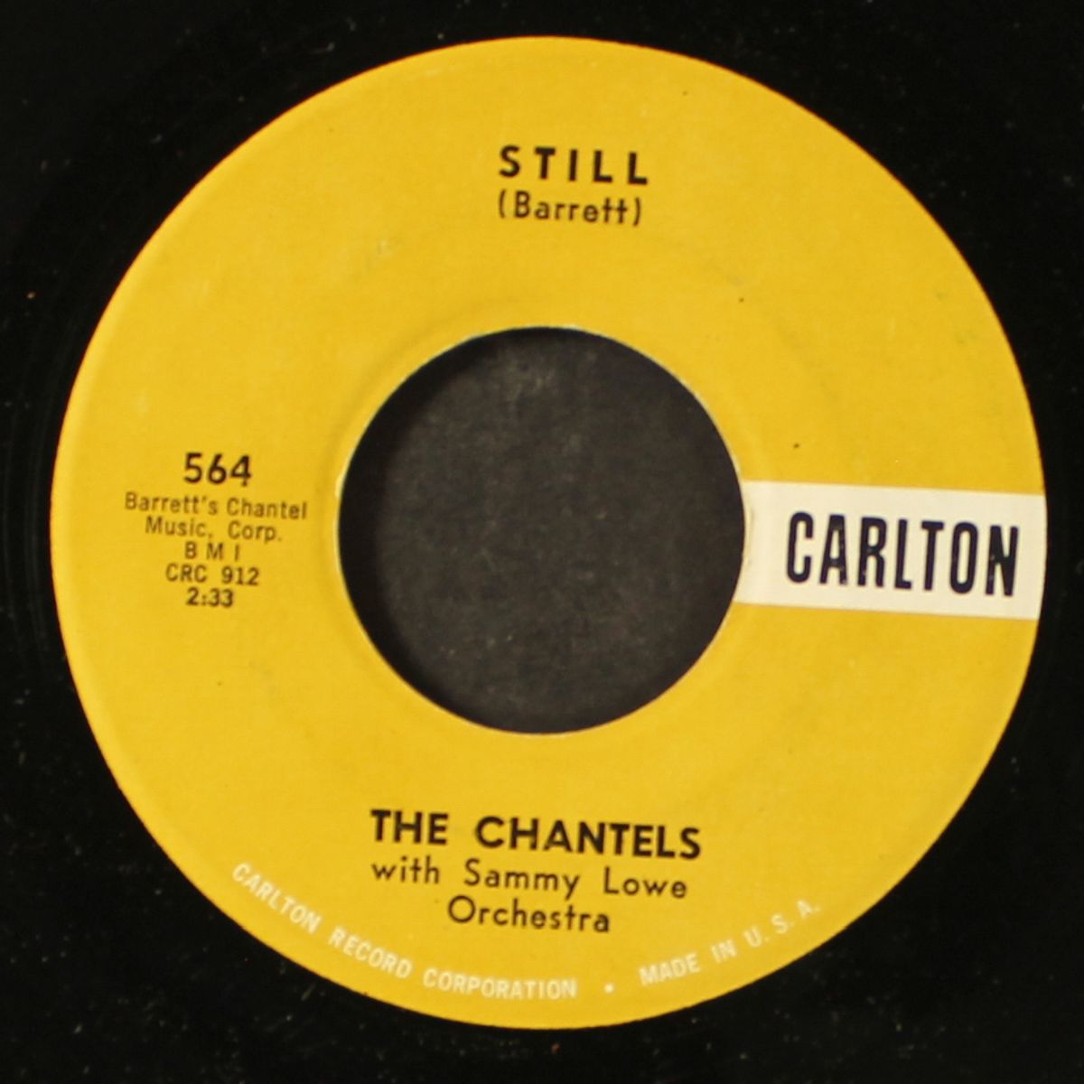 well, i told you / still by CHANTELS