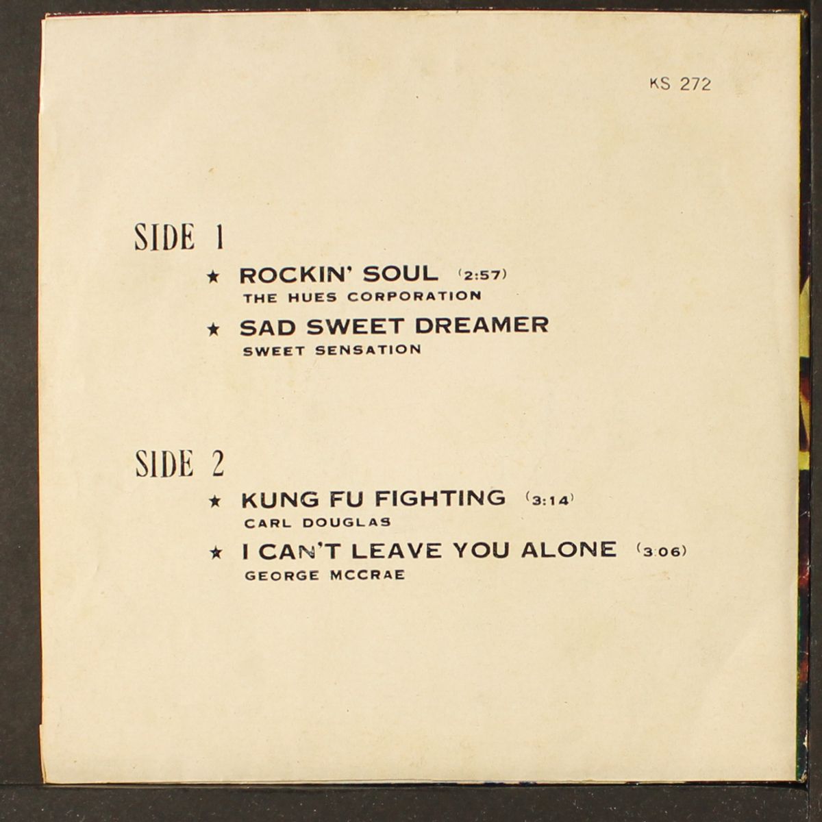 rockin' soul +3 by HUES CORPORATION ETC.