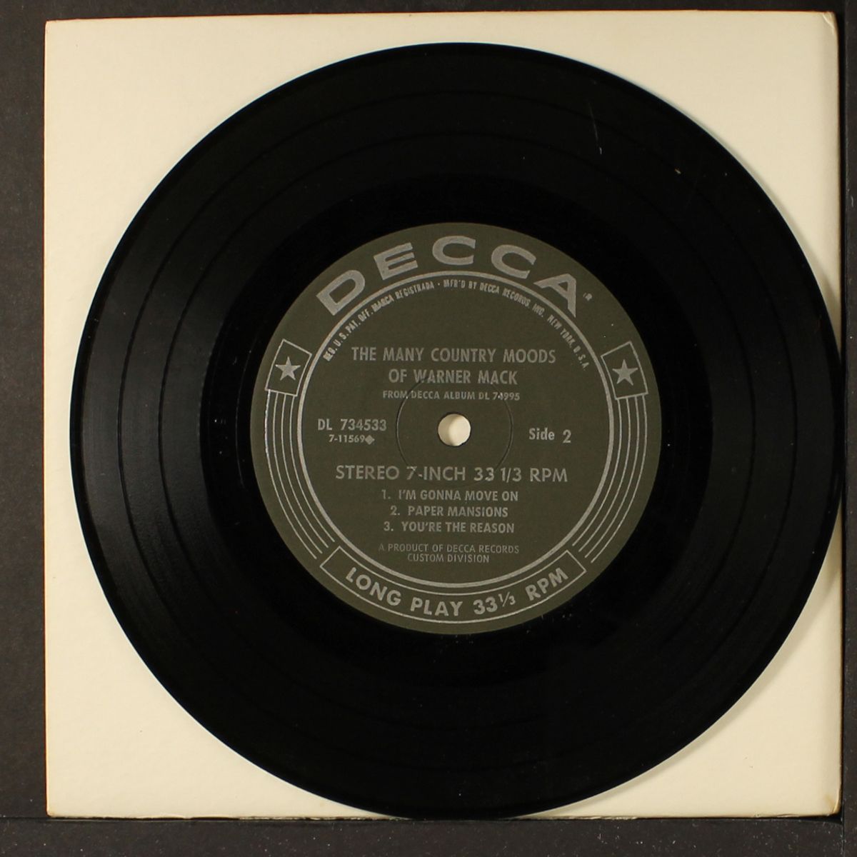 the many country moods of by WARNER MACK