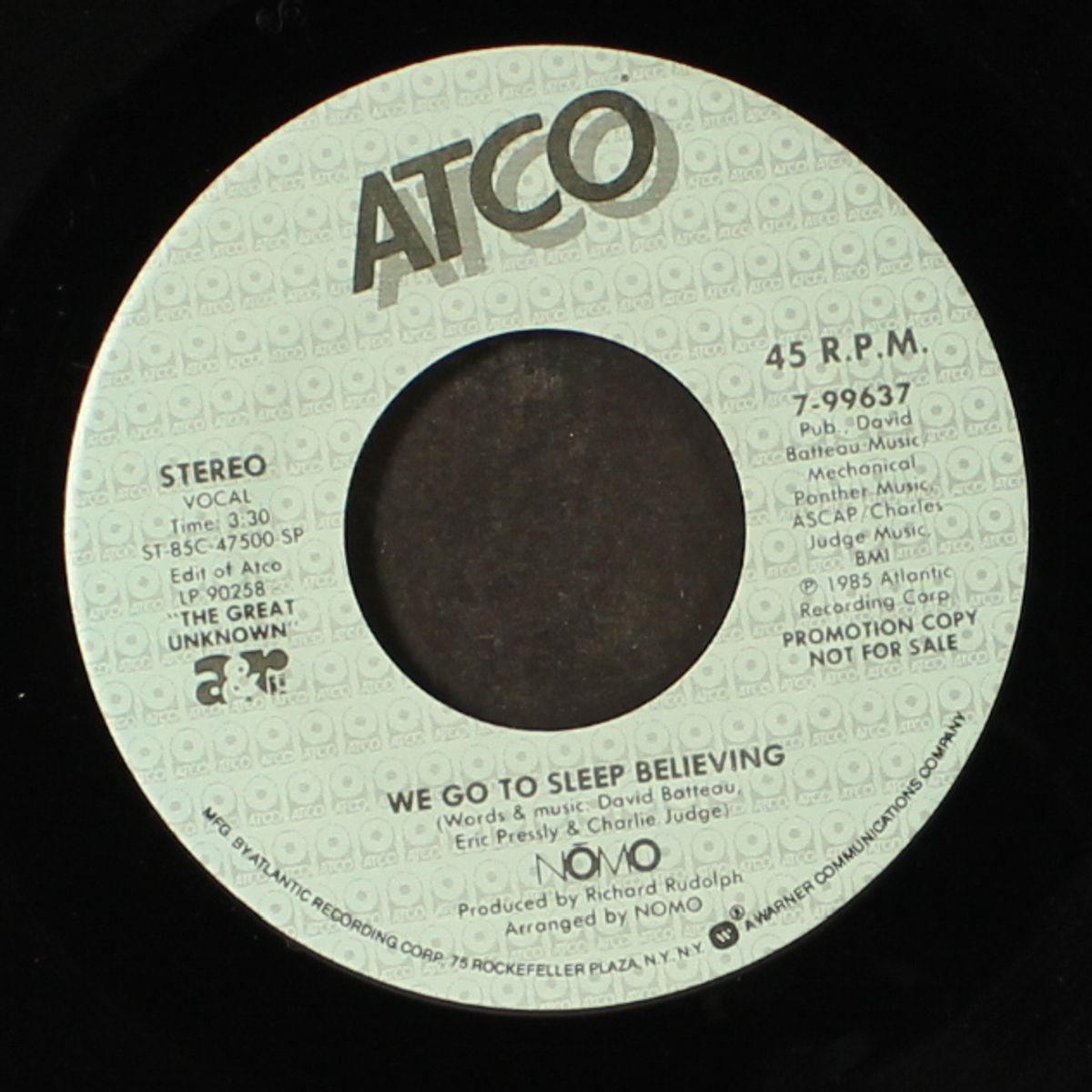 we go to sleep believing / same by NOMO