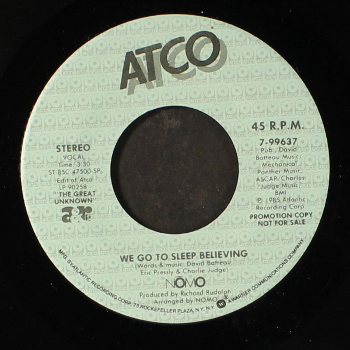 we go to sleep believing / same by NOMO