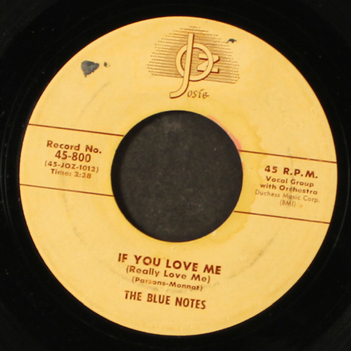 if you love me / there's something in your eyes, eloise by BLUE NOTES
